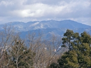 雪景色の本宮山