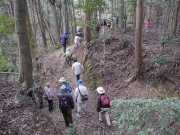 灰ノ峠からふるさと公園内へ