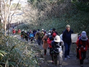 山頂への遊歩道