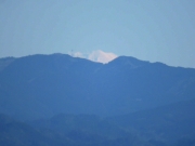 わずかに見られた富士山