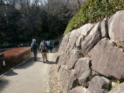 花崗岩の石垣