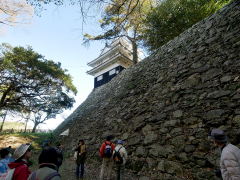 吉田城趾の野面積み