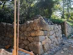 石垣の修復