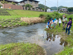 川の流速の測定