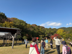 修景庭園周りの紅葉