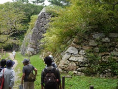 吉田城の野面積み 吉田城の野面積み