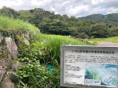 萱場再生の実験場 萱場再生の実験場